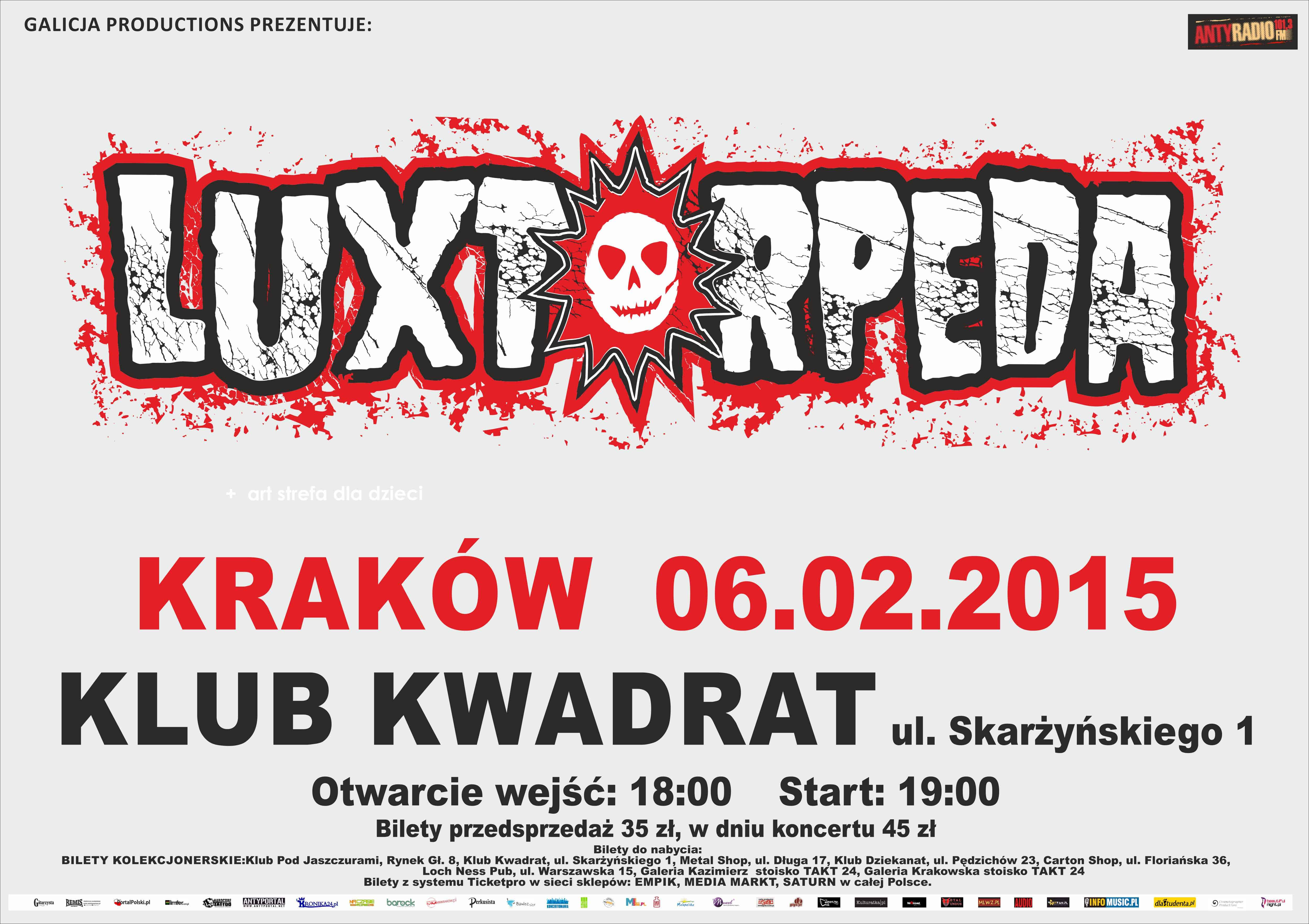 Luxtorpeda w lutym wystąpi w Krakowie